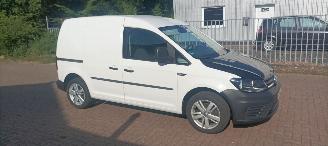 skadebil auto Volkswagen Caddy TDI-2.0-AdBlue euro6 Airconditioning Elektrische ramen Elektrische-spiegels centrale vergrendeling met afstandsbediening Start-Stop systeem Tussenwand met glas 16 inch velgen 2016/2