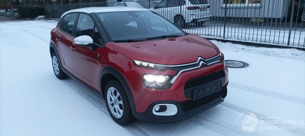 Citroën C3 1.2-12v Led-Koplampen Airconditioning stoelverwarming CruiseControl Drivelane assistent Dab-audio Elektrische ramen Elektrische-spiegels Mistlampen