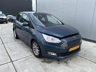krockskadad bil auto Ford C-Max 1.5 TITANIUM AUTOMAAT 150 PK-NAVI-PDC-CAMERA 2018/5