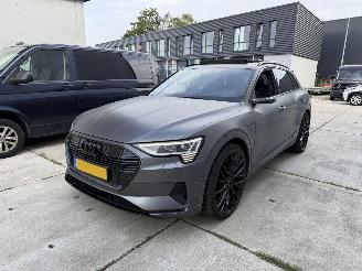 Schadeauto Audi E-tron E-TRON 55 quattro advanced 95 kWh-PANO-LEDER-360 CAMERA 2018/12