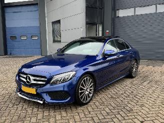 skadebil auto Mercedes C-klasse 250 Premium Plus AMG Pakket Pano Burnmester 360Camera Head-Up 2017/7