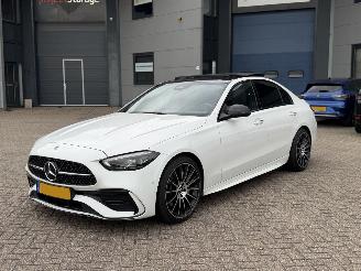 Damaged car Mercedes C-klasse 220D AMG Pano Geen Schade Sfeerverlichting 2021/7