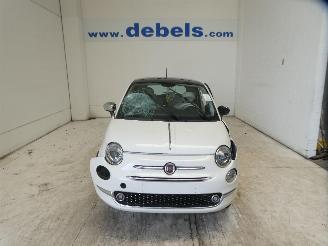 skadebil auto Fiat 500 LOUNGE 2018/2
