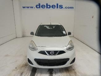 damaged passenger cars Nissan Micra ACENTA 2017/5