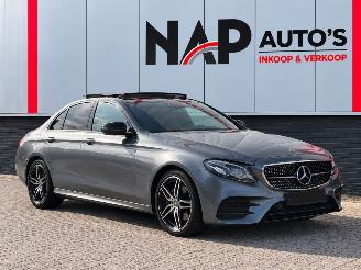 Schadeauto Mercedes E-klasse E200d AMG PANO BURN 2018/1