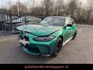 krockskadad bil auto BMW M3 Touring xDrive Competition 375KW ISLE OF MAN 2025/2