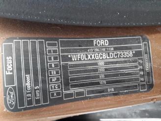 Ford Focus Focus 3 Wagon, Combi, 2010 / 2020 1.0 Ti-VCT EcoBoost 12V 100 picture 6