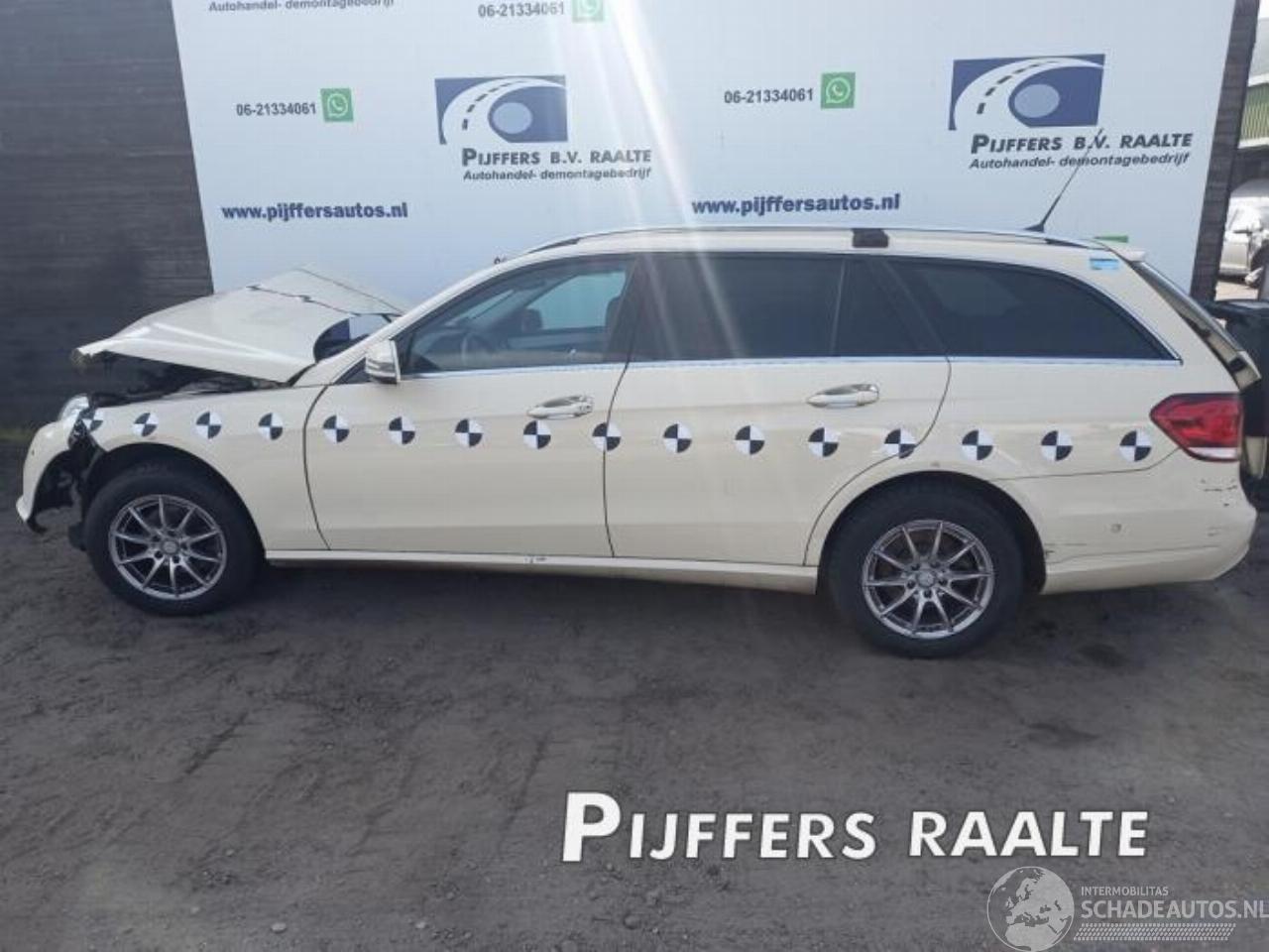 Mercedes E-klasse E Estate (S212), Combi, 2009 / 2016 E-200 CDI 16V BlueEfficiency,BlueTEC