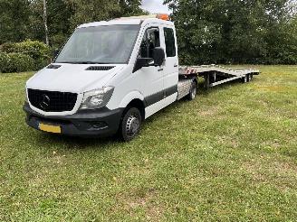 Mercedes Sprinter 519 DUBBEL CABINE MET OPLEGGER AUTOTRANSPORTER picture 2
