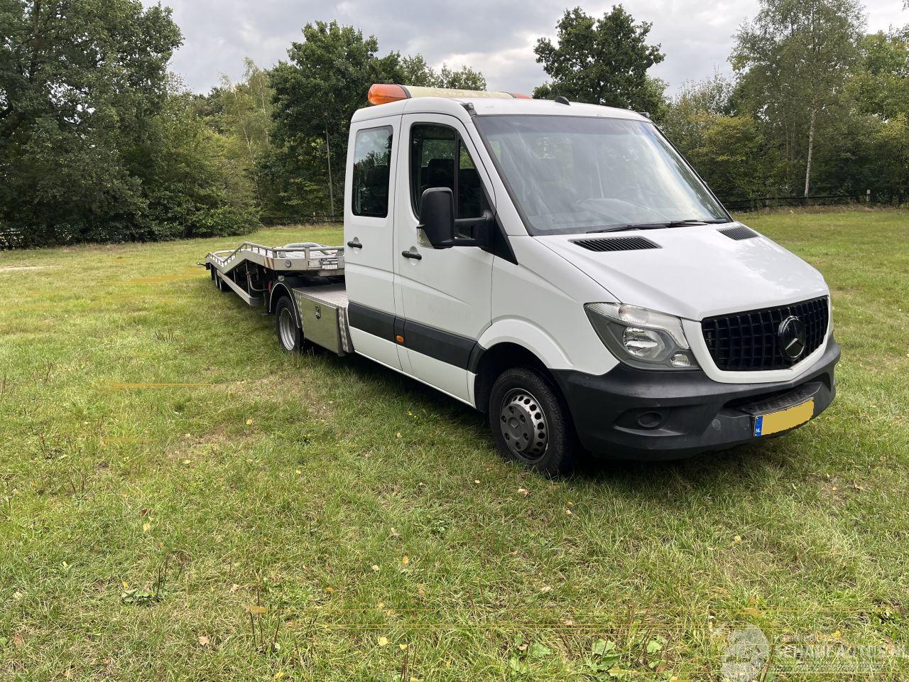 Mercedes Sprinter 519 DUBBEL CABINE MET OPLEGGER AUTOTRANSPORTER