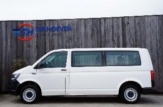 krockskadad bil auto Volkswagen Transporter T6 2.0 TDi Lang 9-Persoons Airco Isofix 62KW Euro 6 2017/8