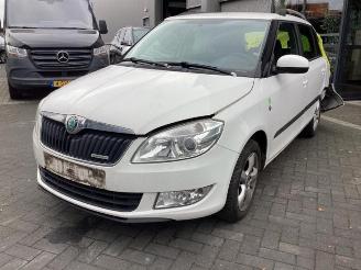 Vrakbiler auto Skoda Fabia Fabia II Combi, Combi 5-drs, 2007 / 2015 1.2 TDI 12V Greenline 2011/3