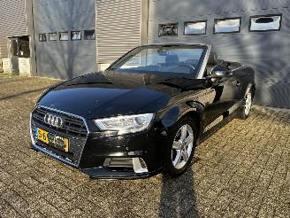 Vrakbiler auto Audi A3 1.5i CABRIO / AUTOMAAT / LEER / NAVI / CRUISE 2018/10