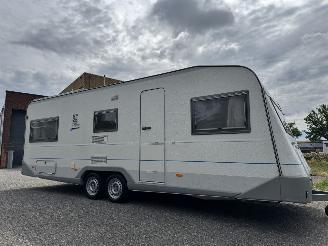 skadebil caravan Knaus  Eurostar 620TF Airco Voortent 1998/10