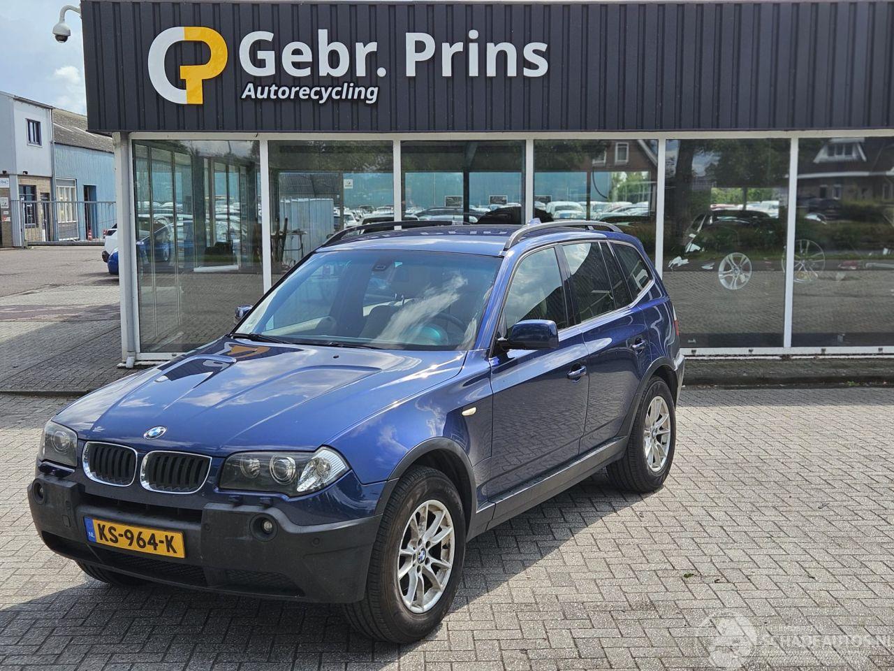 BMW X3 3.0i xDrive 24V SUV  Benzine 2.979cc 170kW (231pk) 4x4 2003-09/2006-07 (PA91; PA92; PA93) M54B30; 306S3