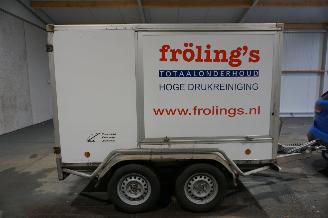 krockskadad bil aanhanger Verdonk  Tandemasser Spuitwagen CLEANER 2005/4