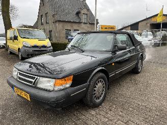 Voiture accidenté Saab 900 TURBO, CABRIOLET, AUTOMAAT, SCHUURVONDST 1989/2