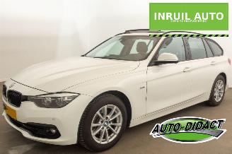 skadebil auto BMW 3-serie 318i Automaat Elek Dak Clima Navi Leder Corporate Lease Executive 2018/2
