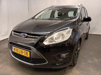 Voiture accidenté Ford Grand C-Max Grand C-Max (DXA) MPV 1.0 Ti-VCT EcoBoost 12V 125 (M1DA(Euro 5)) [92kW=
]  (10-2012/06-2019) 2013/6