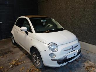 krockskadad bil auto Fiat 500 500C (312), Cabrio, 2009 0.9 TwinAir 85 2011/10